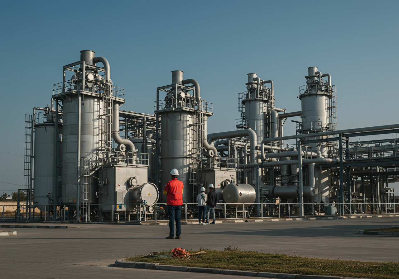 Surya Energy industrial processing plant and infrastructure facility